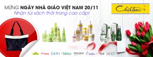 Chihtsai khuyến mại hấp dẫn nhân dịp 20/11